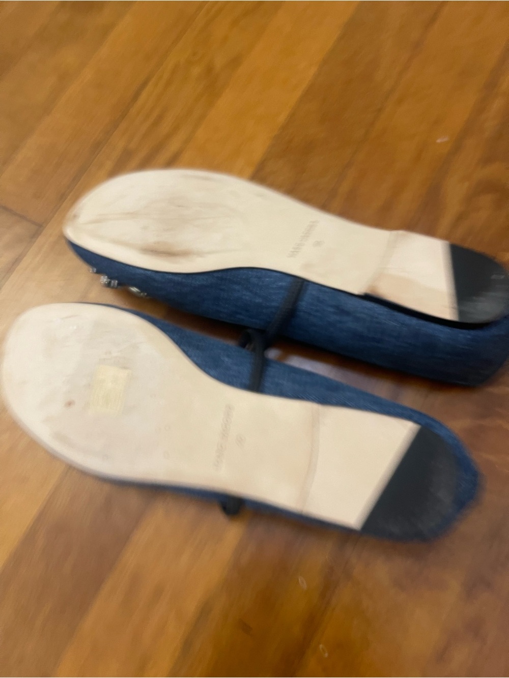 Marc Jacobs Navy Jeweled Mary Jane Flats - Picture 3 of 7